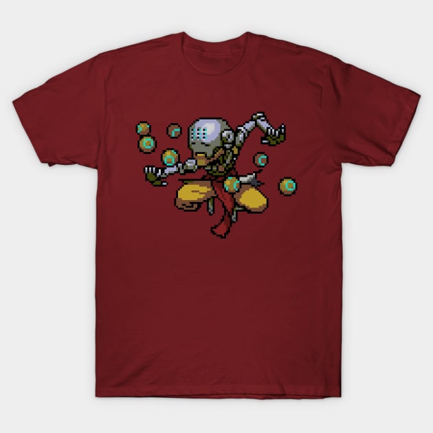 Overwatch - 16-Bit Zenyatta T-Shirt by wyckedguitarist